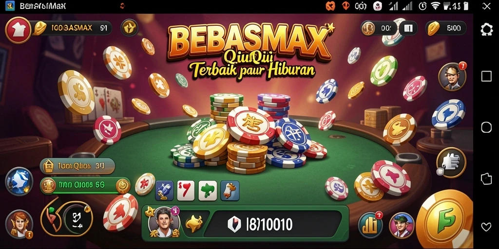 Tampilan gameplay QiuQiu yang mendebarkan dalam BEBASMAX.