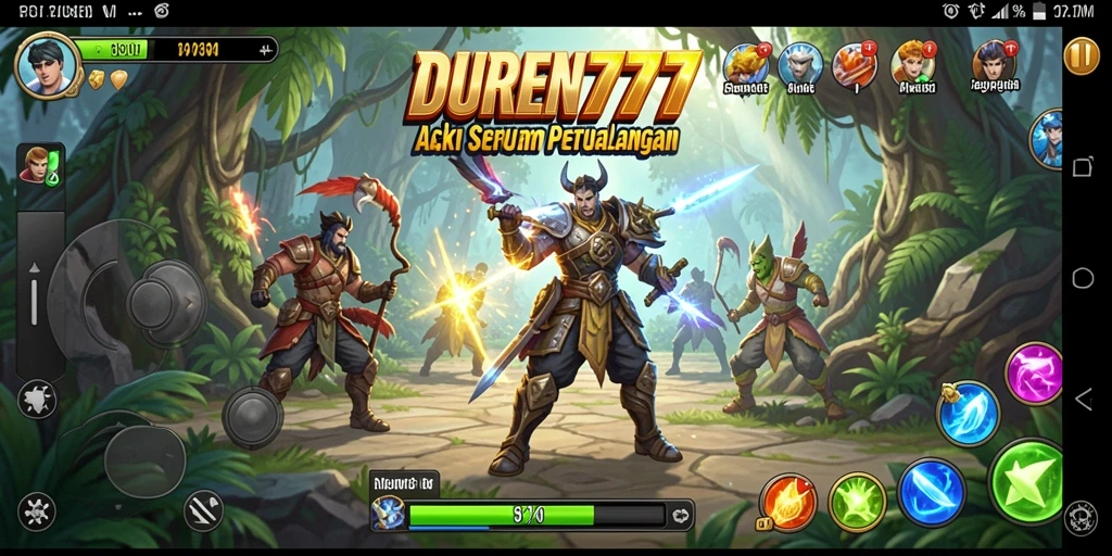 Screenshot gameplay DUREN777 menampilkan aksi mendebarkan dan grafis yang menawan.